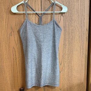 Lululemon Power Y Tank Grey Sz6